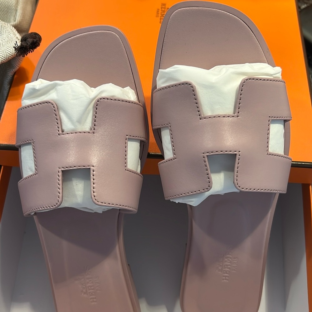 Hermes Pink Sandals